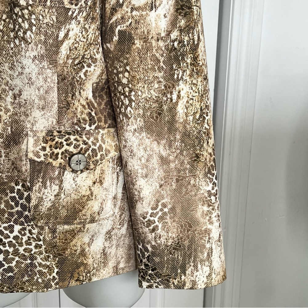 Joseph Ribhoff Snake Print Jacket Size 14 - Picture 11 of 15